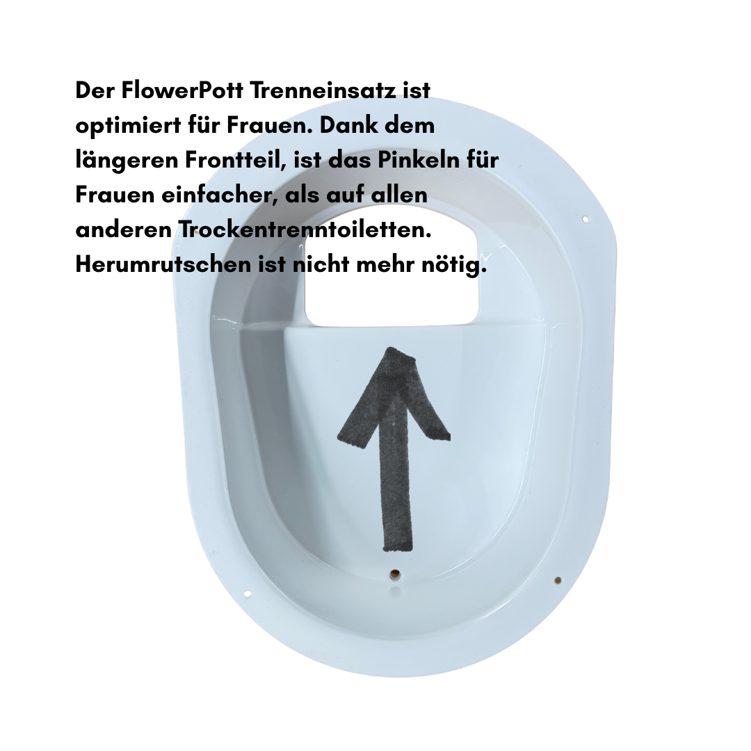 Kompost-Trenntoilette Flower Pott Magnolia