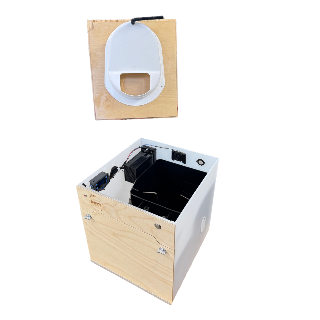 Komposttrenn-Toilette Flower Pott -OHNE MOTOR