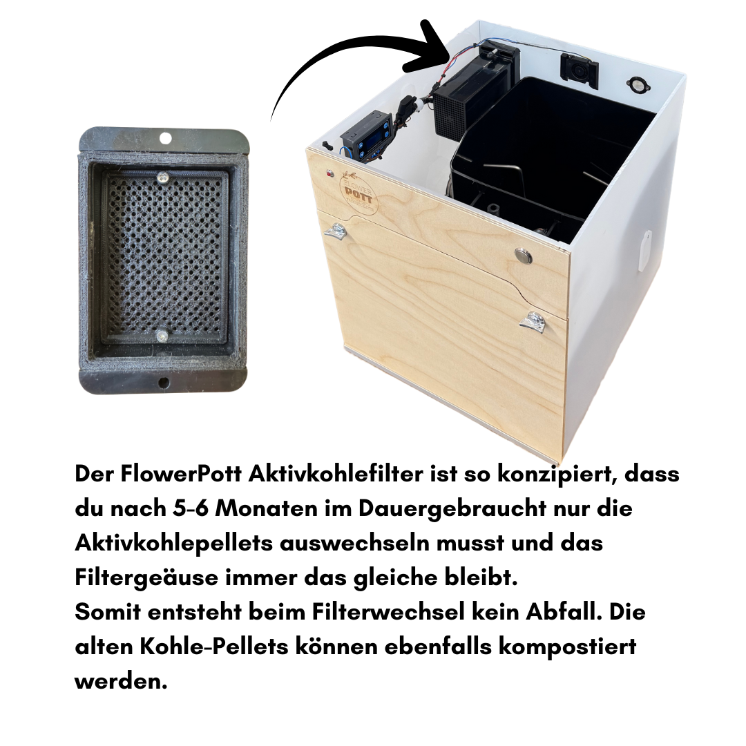 Kompost-Trenntoilette Flower Pott Magnolia