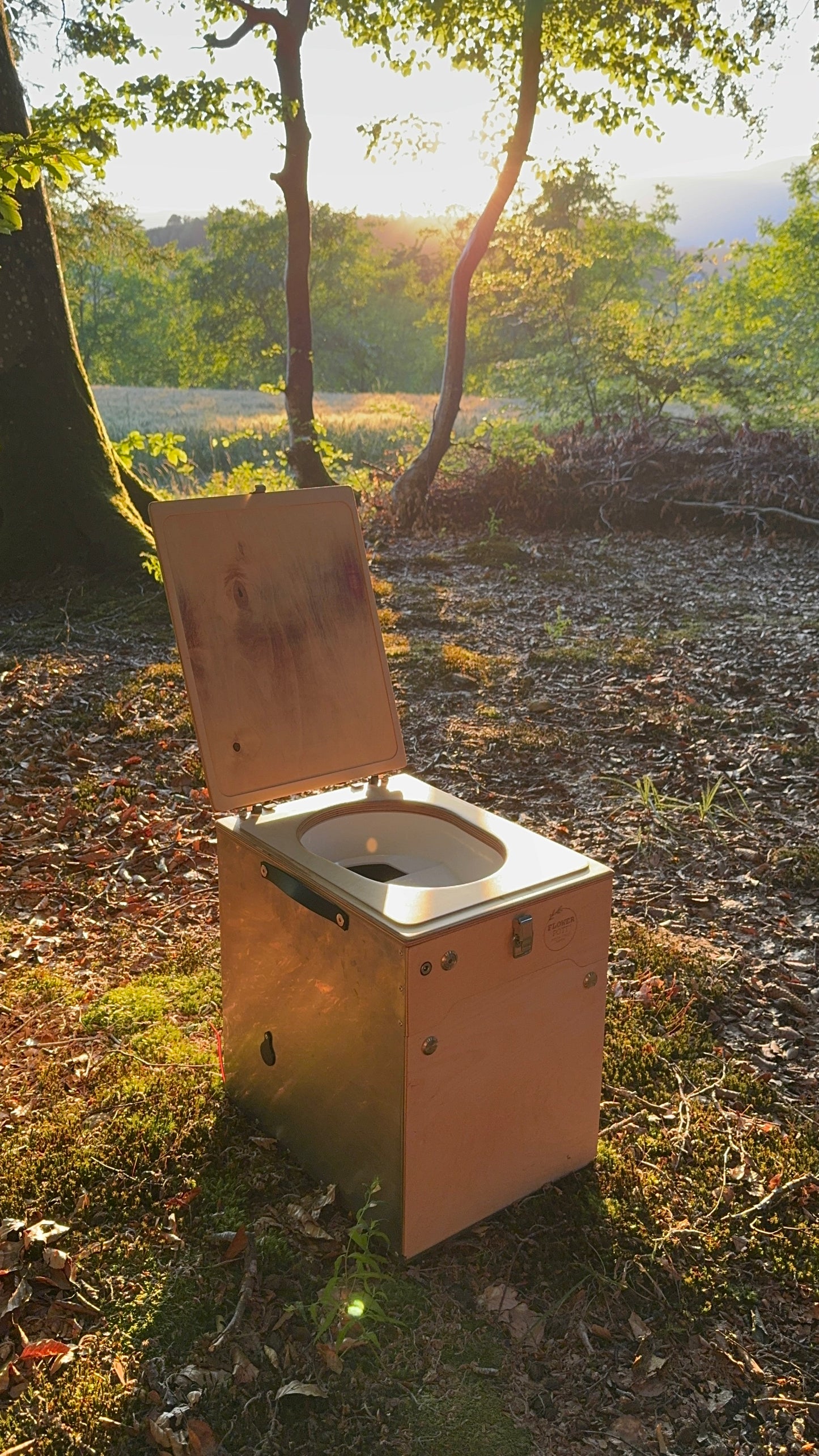 Kompost-Trenntoilette FlowerPott BAMBUS -  EXPEDITION SERIES